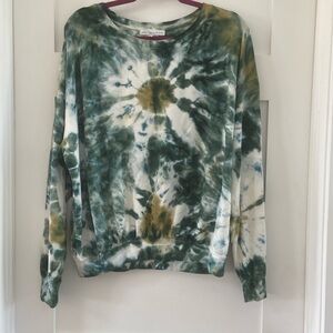 Young Fabulous & Broke Tie-Dye Crew Neck Lightweight Sweatshirt L​​​